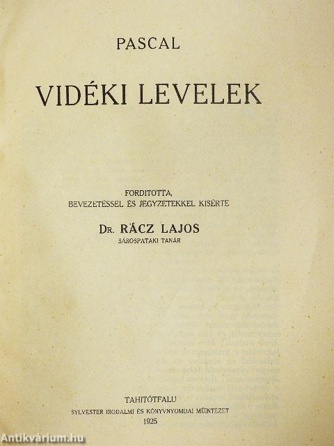 Vidéki levelek