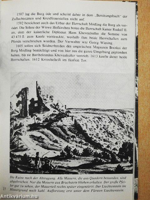 Mödling - Burg Mödling/Hausberg Mödling/Besitzgeschichte