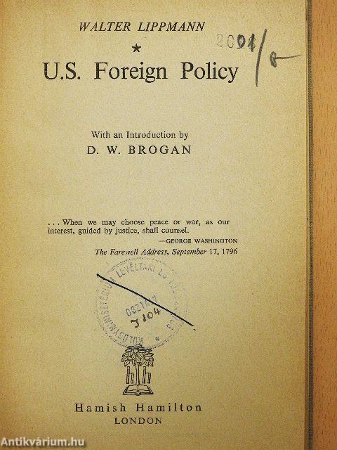U. S. Foreign Policy