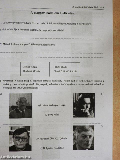 Irodalom munkafüzet 8.