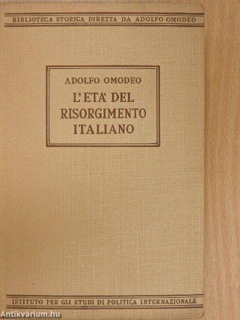 L'Etá del Risorgimento Italiano