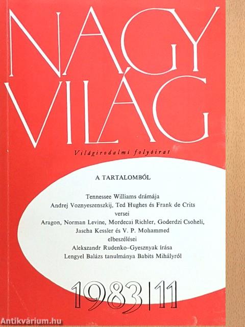 Nagyvilág 1983. november