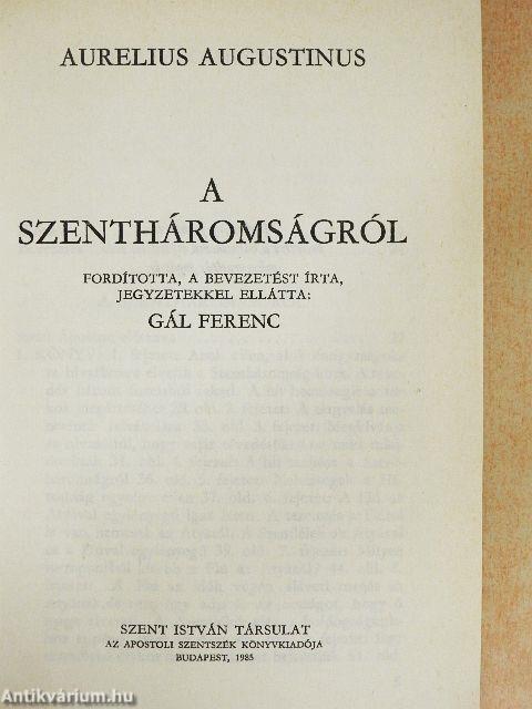 A Szentháromságról