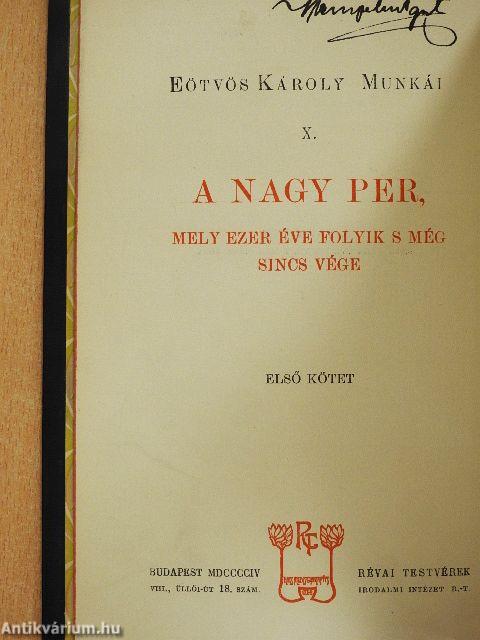 A nagy per I-III.