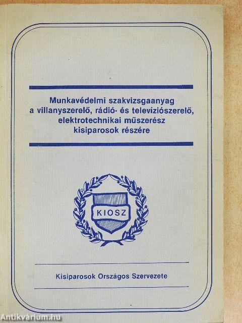 Munkavédelmi szakvizsgaanyag