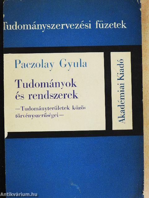 Tudományok és rendszerek