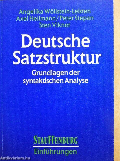 Deutsche Satzstruktur