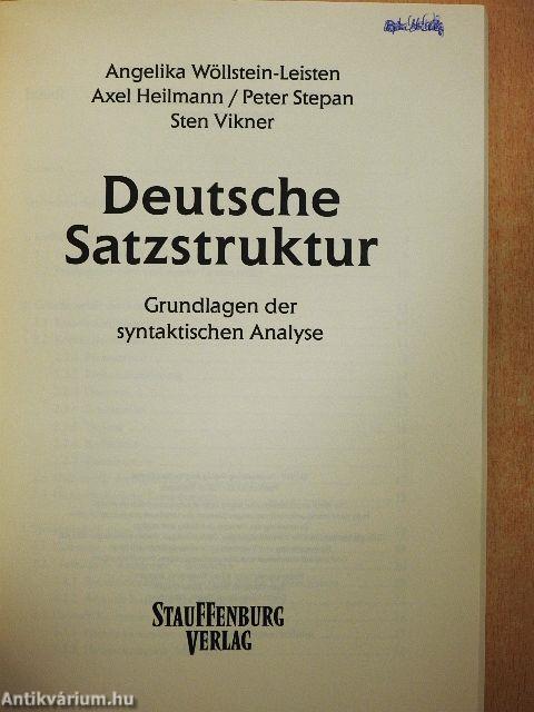Deutsche Satzstruktur