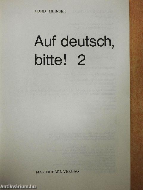 Auf Deutsch, bitte! 2.