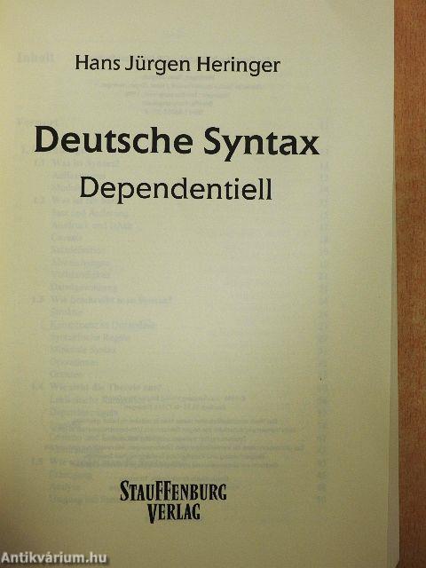Deutsche Syntax