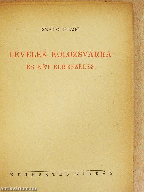 Levelek Kolozsvárra 