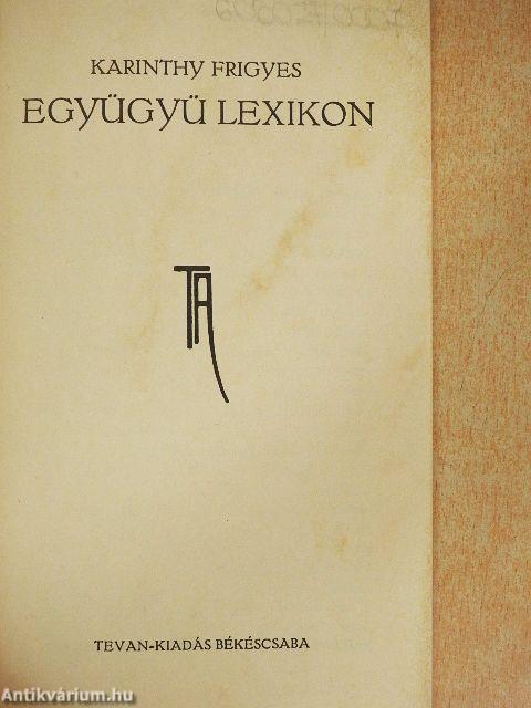 Együgyü lexikon