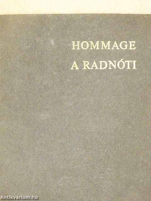 Hommage a Radnóti