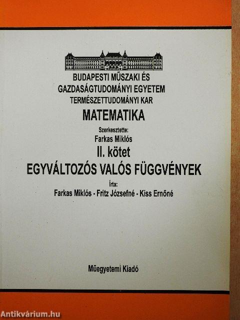 Matematika II.