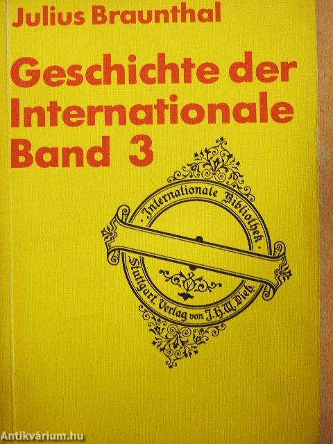 Geschichte der Internationale 3.