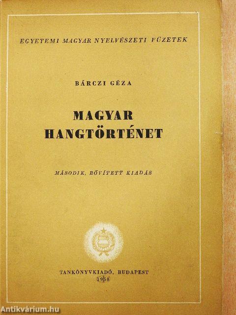 Magyar hangtörténet