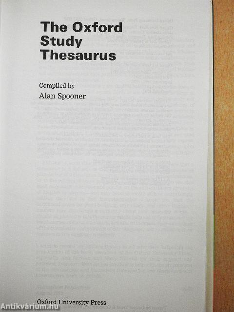 The Oxford Study Thesaurus