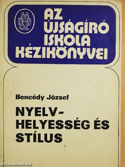 Nyelvhelyesség és stílus