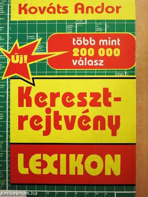 Keresztrejtvény lexikon