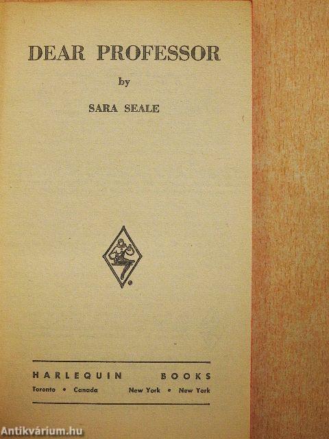 Dear Professor