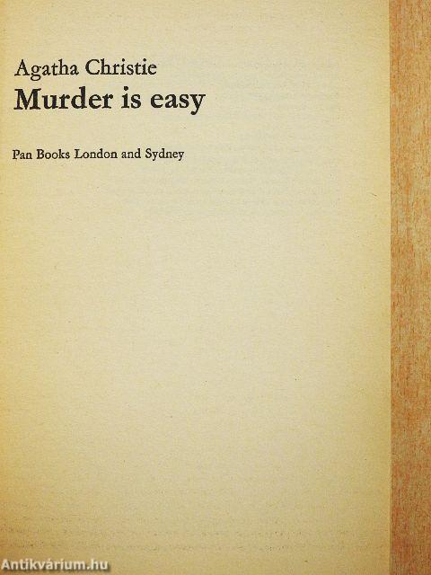 Murder is Easy