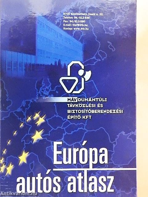 Európa autós atlasz