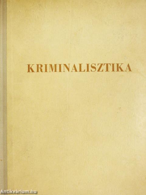 Kriminalisztika