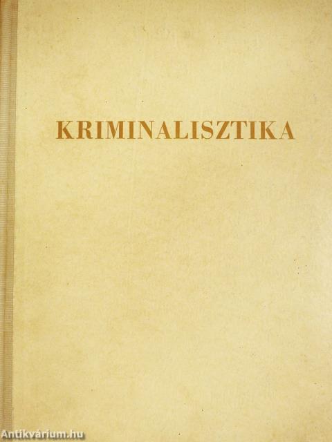 Kriminalisztika