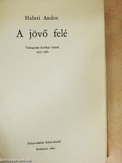 A jövő felé