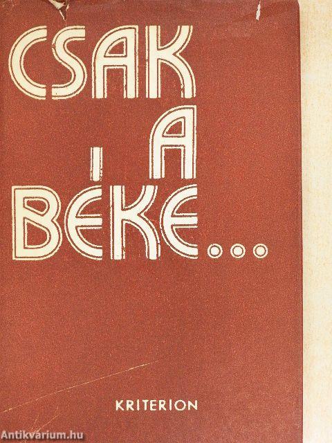 Csak a béke...