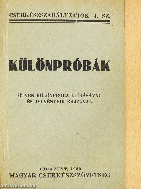 Különpróbák