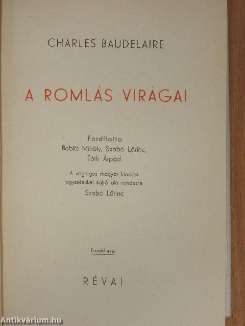 A romlás virágai