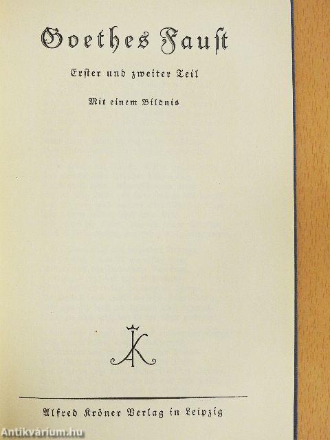 Faust I-II. (gótbetűs)