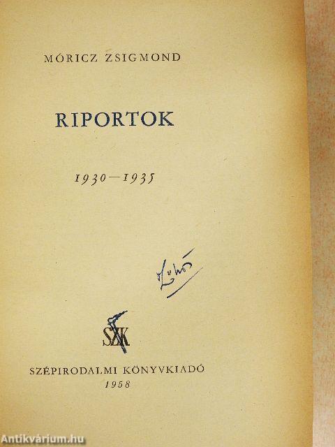 Riportok III.