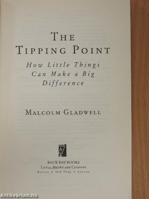 The Tipping Point