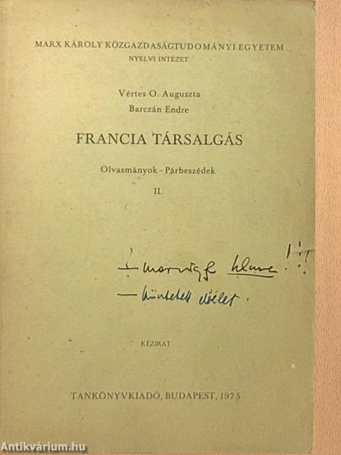 Francia társalgás II.