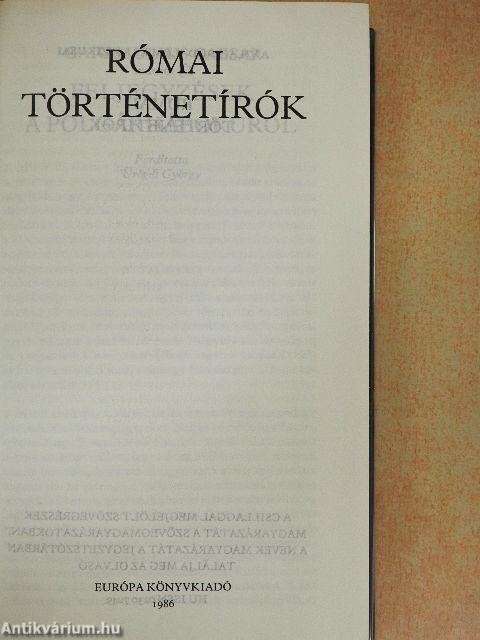 Római történetírók