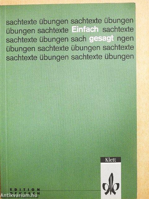 Einfach gesagt