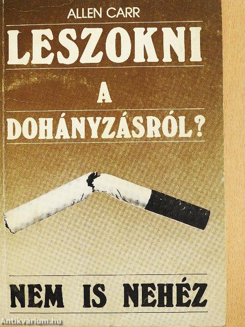 Leszokni a dohányzásról?