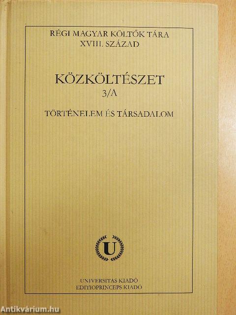 Közköltészet 3/A