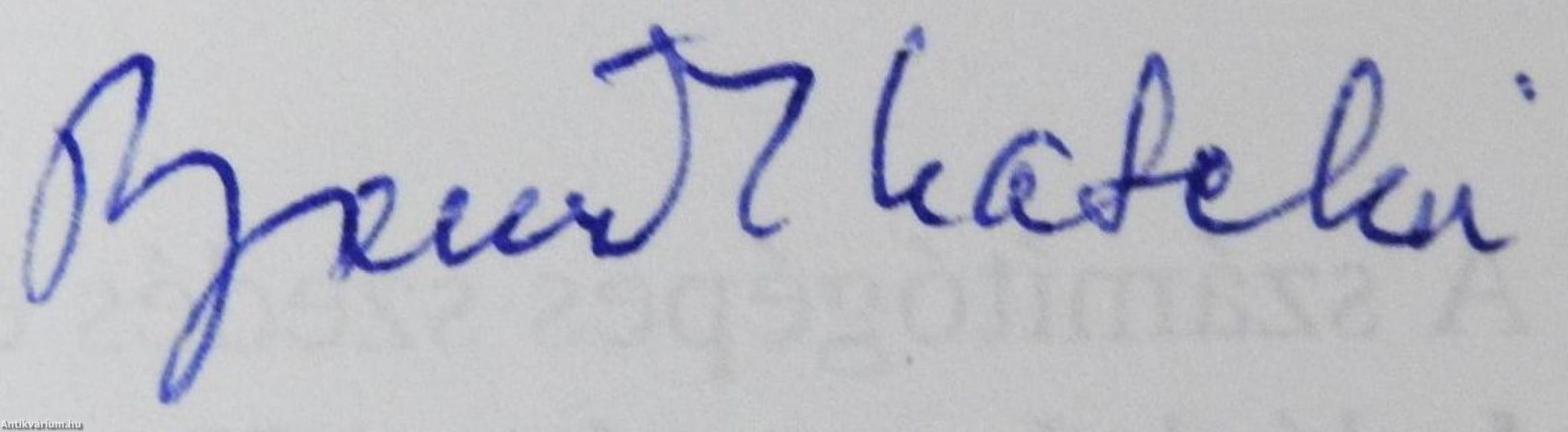 Életrezdülés (dedikált példány)