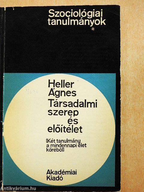 Társadalmi szerep és előítélet