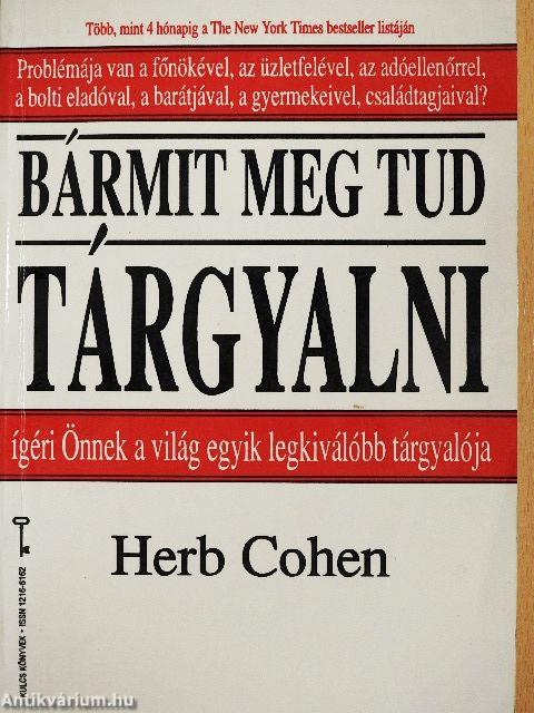 Bármit meg tud tárgyalni