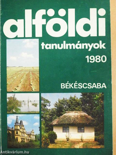 Alföldi tanulmányok 1980