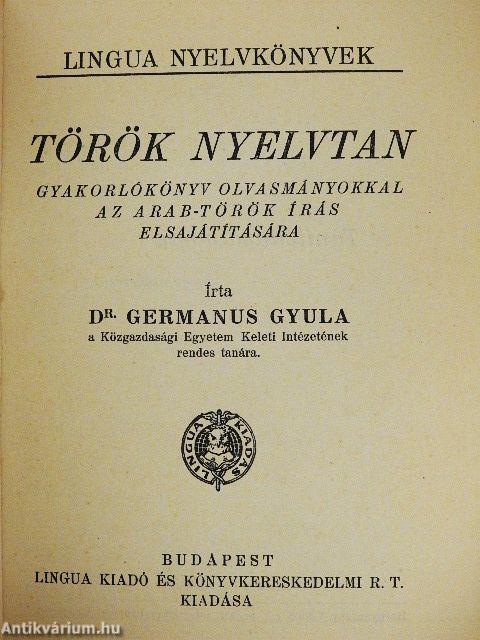 Török nyelvtan