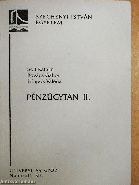 Pénzügytan II.