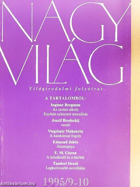 Nagyvilág 1995. szeptember-október