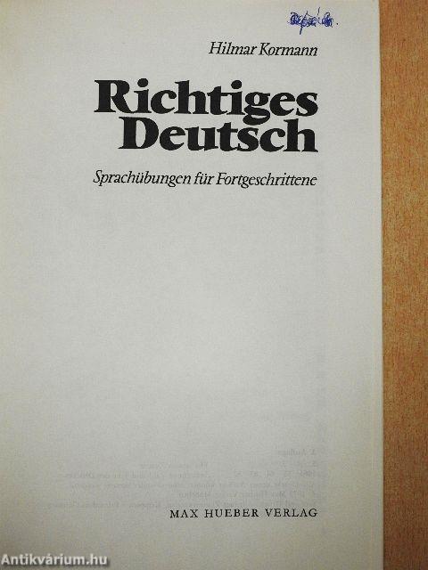Richtiges Deutsch