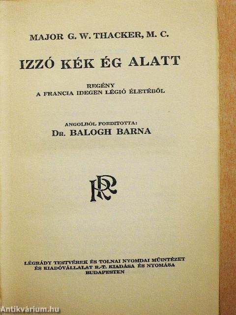 Izzó kék ég alatt
