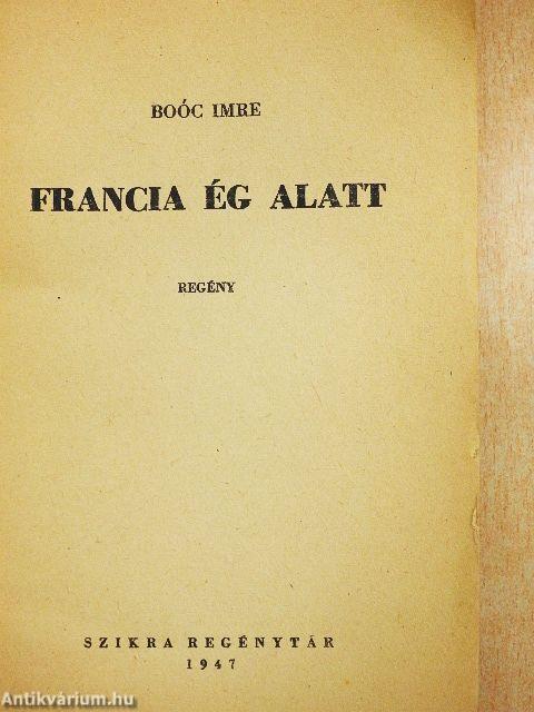 Francia ég alatt